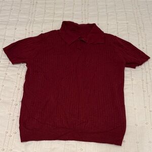 Classic Burgundy Polo Shirt for Men